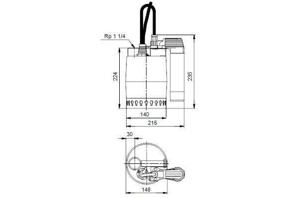 UNILIFT KP.350.AV.1 – cable 10 m image 1
