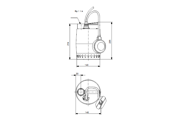 UNILIFT KP.250.A.1 – cable 5 m image 1