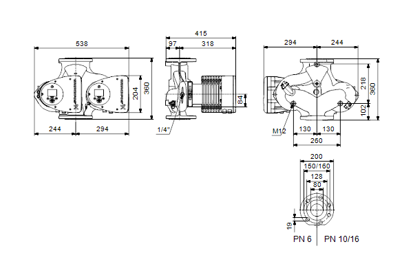 MAGNA3 D 80-100 F PN 10 image 1